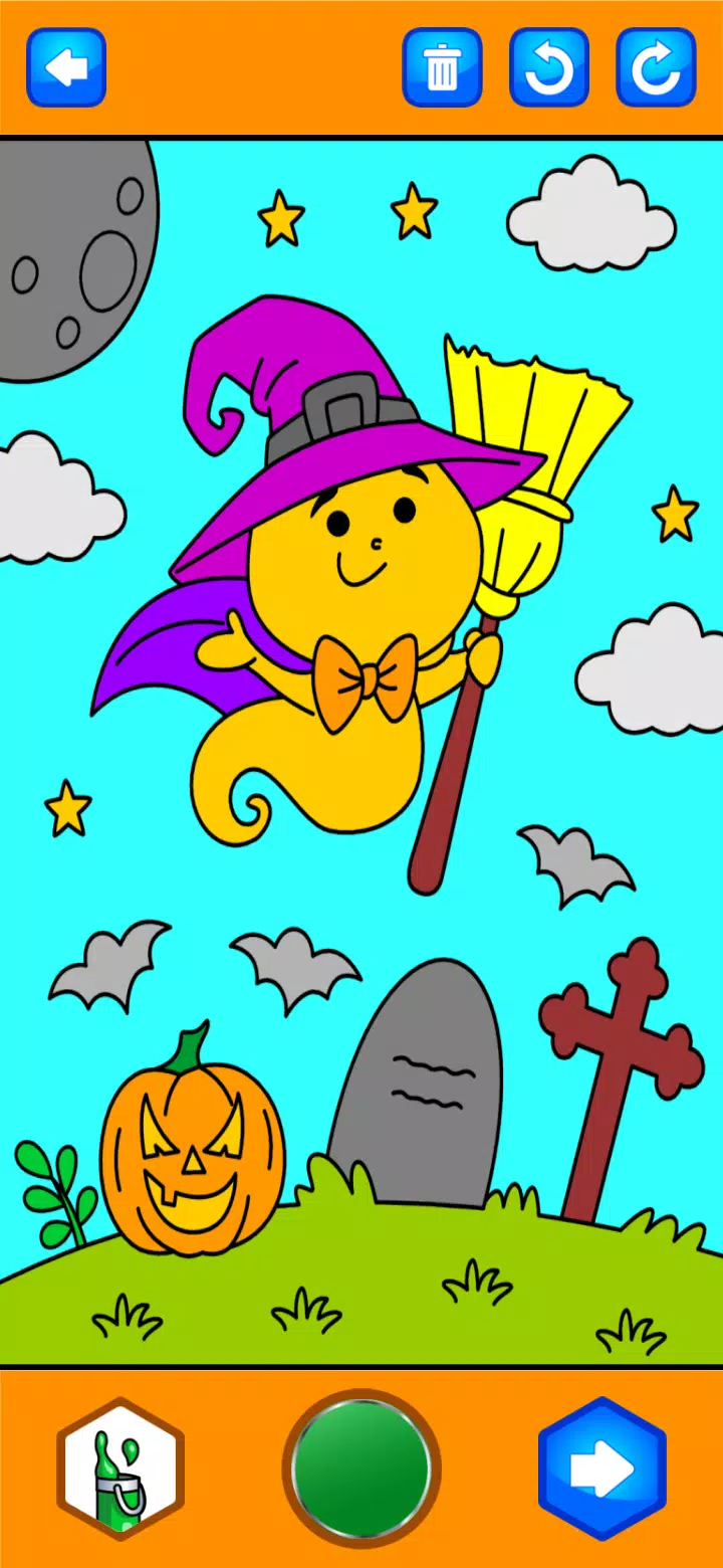 Halloween Coloring Game應用截圖第2張