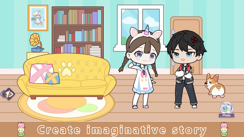 YOYO Doll Anime Dress Up Game Screenshot 2