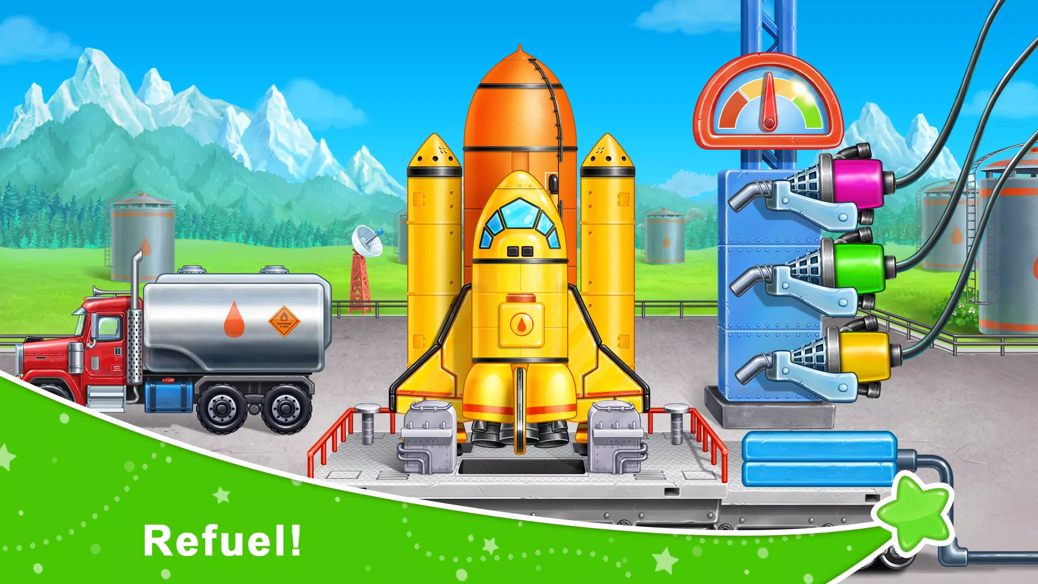 Rocket 4 space games Spaceship スクリーンショット 1