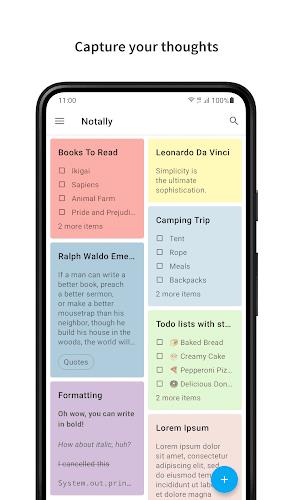 Notally - Minimalist Notes Скриншот 0