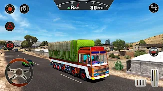 Indian Truck Lorry Simulator Schermafbeelding 2