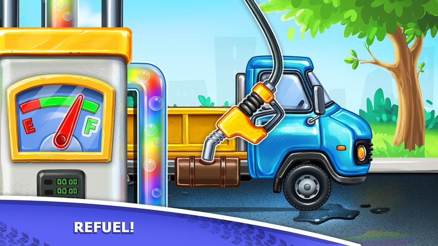 Kids truck games Build a house Capture d'écran 2