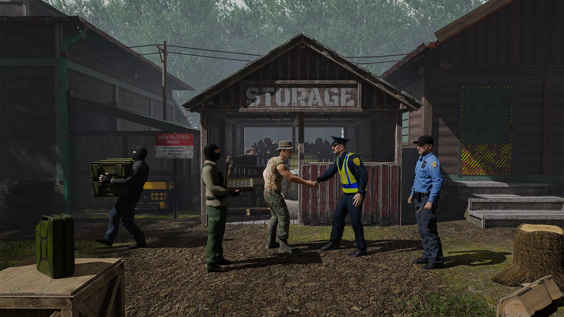 Border Patrol Police Game Zrzut ekranu 3