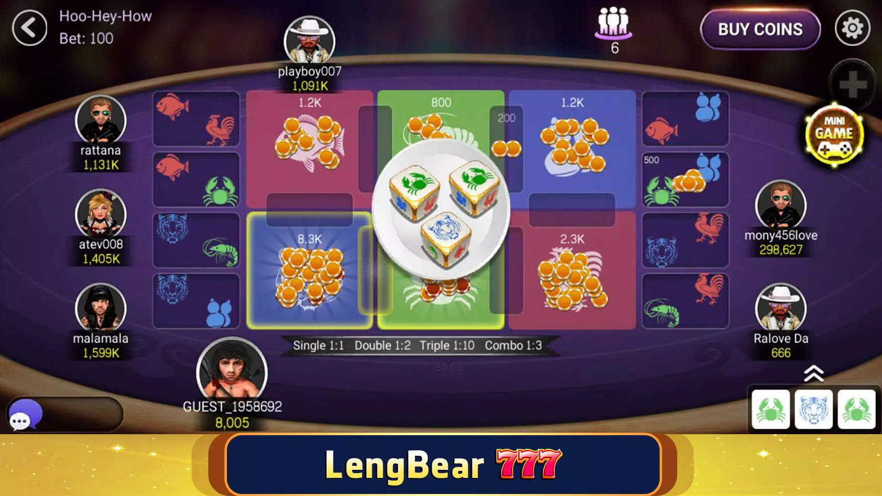 LengBear 777 - Khmer Games Tangkapan skrin 3