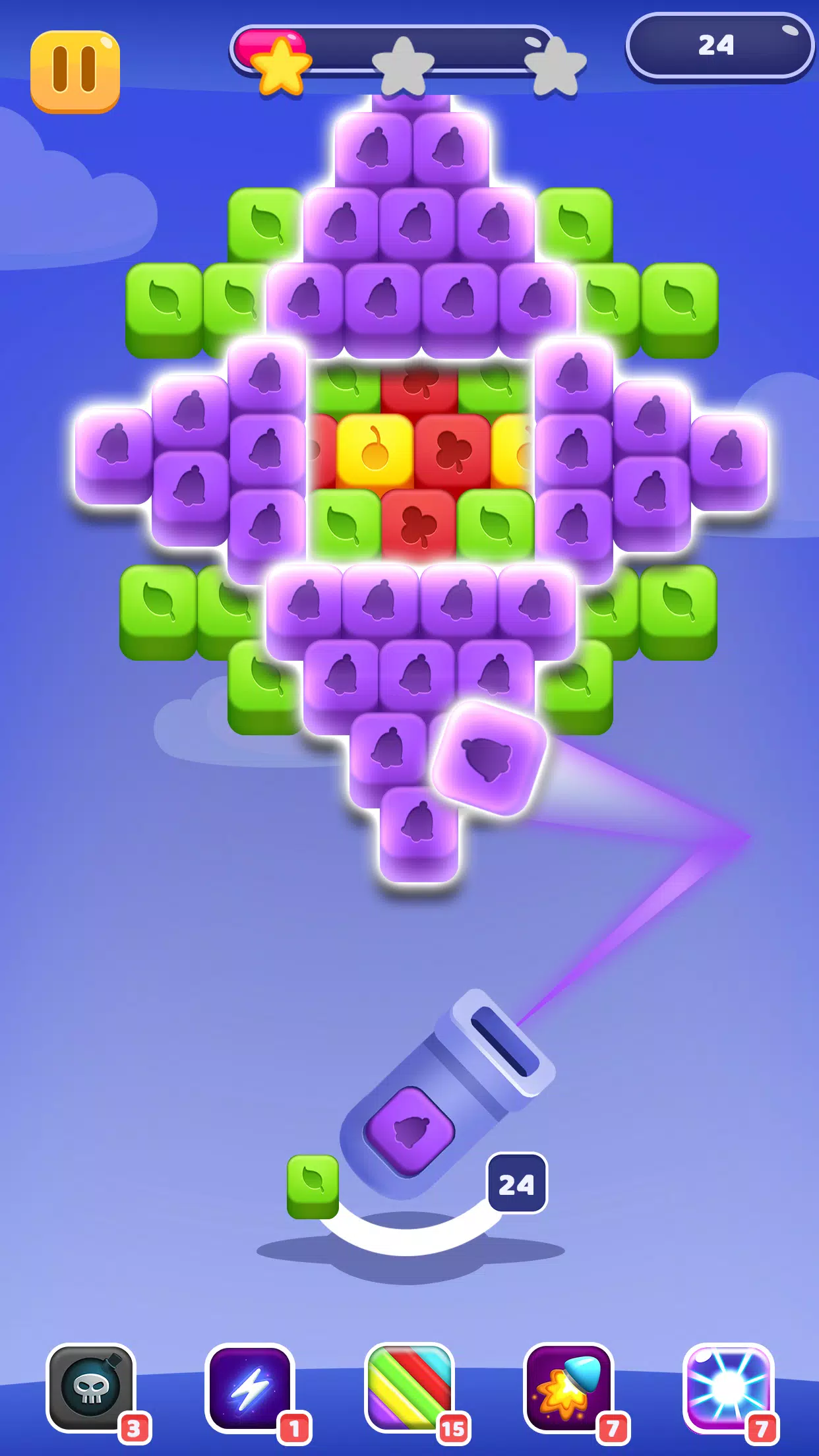 Bubble Shooter Rainbow 2024 Ảnh chụp màn hình 1