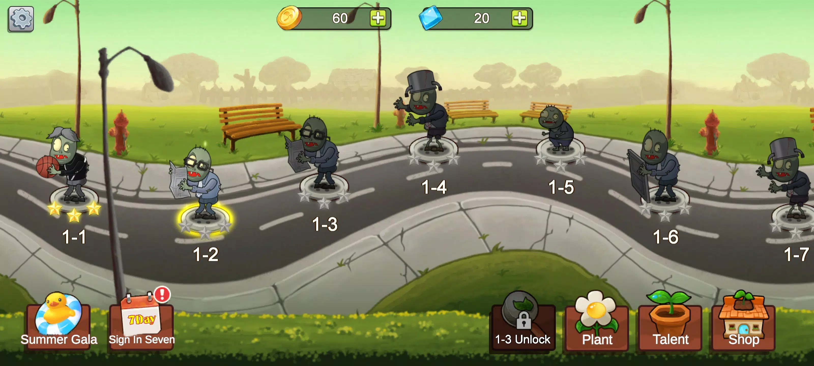 Merge Plants – Defense Zombies應用截圖第0張