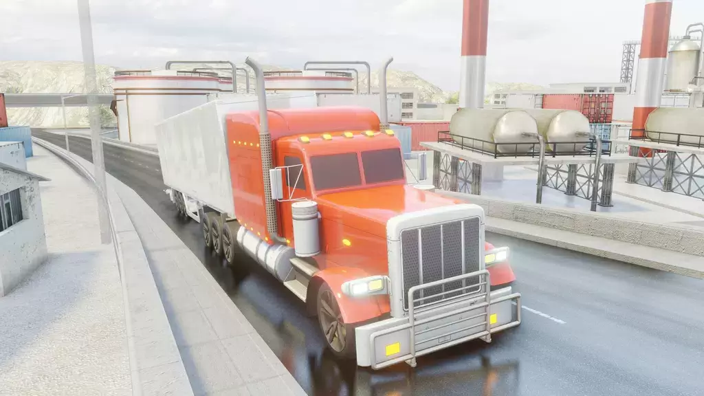 Usa Truck Simulator Car Games Screenshot 2