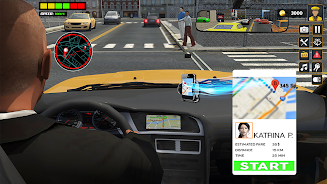 US Taxi Car Driving Games 스크린샷 2