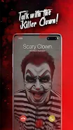 Killer Clown Simulated Call Captura de pantalla 1