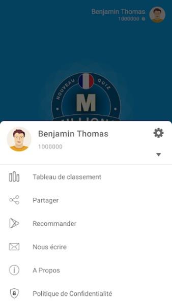 Millions Quiz - Français Schermafbeelding 0