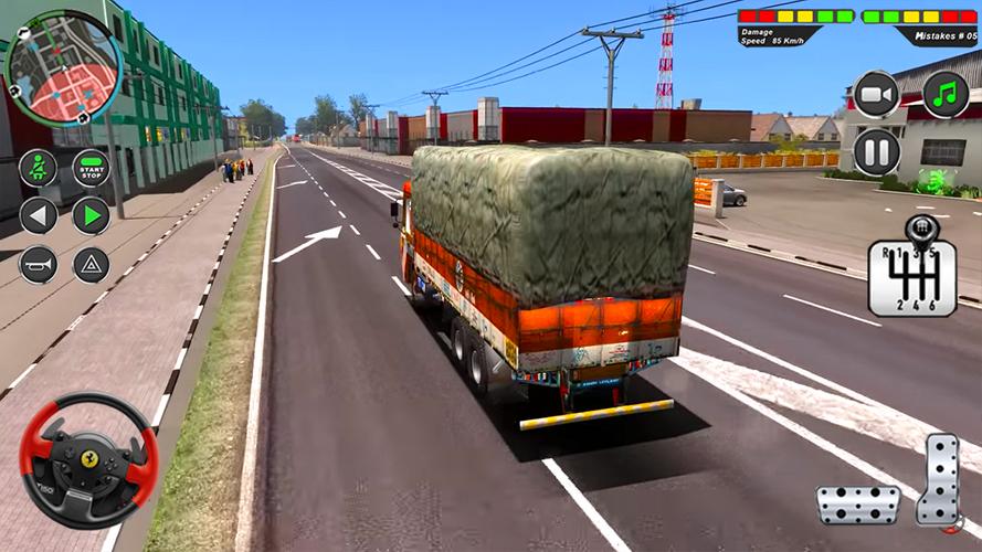 Indian Heavy Truck Delivery 3D Скриншот 1