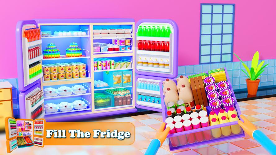 Fill The Fridge Organizer Game Capture d'écran 0
