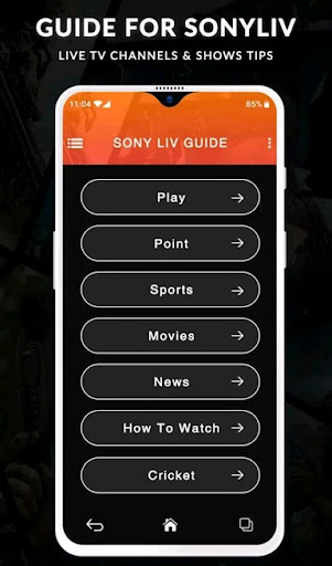 SonyLiv - Live TV Shows, Cricket & Movies Guide应用截图第0张