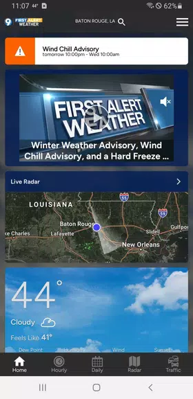 Schermata WAFB First Alert Weather 0