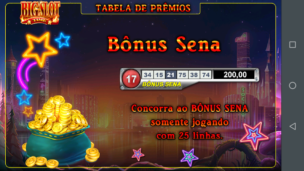 Big Slot Fortune Caça Níquel Capture d'écran 2