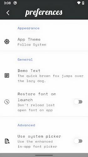 Font Viewer - Preview Fonts Capture d'écran 2