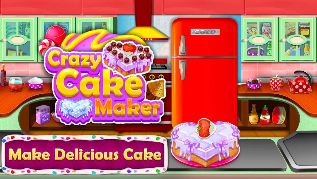 Cake Cooking & Decorate Games Captura de pantalla 0