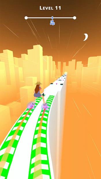 Sky Roller: Rainbow Skating Screenshot 0