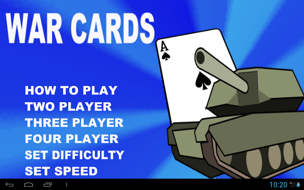 WAR Cards स्क्रीनशॉट 1