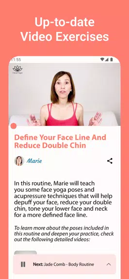 Schermata Face Yoga Exercise - Faceauty 2