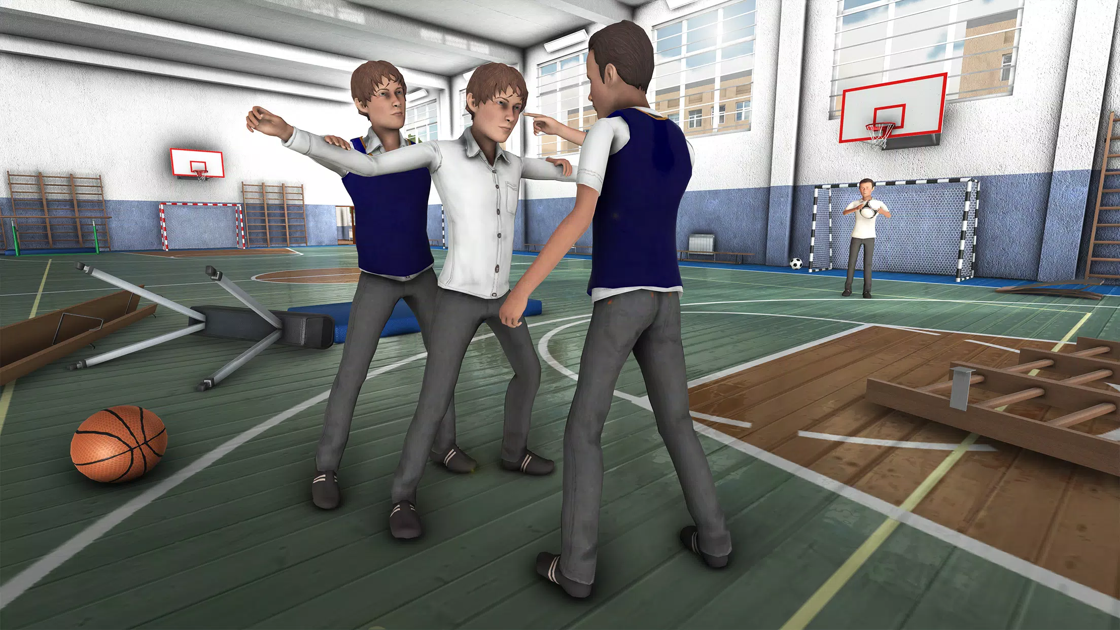 Bad Guys at School: Bad Boy 3D Captura de pantalla 2