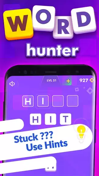 Word Hunter - Offline Word Puz ภาพหน้าจอ 1