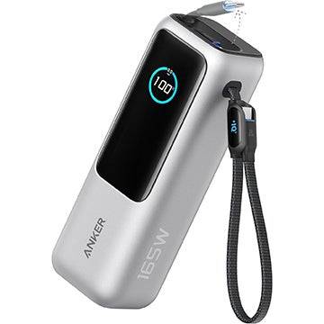 Anker 25,000mAh 165W電力庫，帶有兩個內置USB Type-C電纜