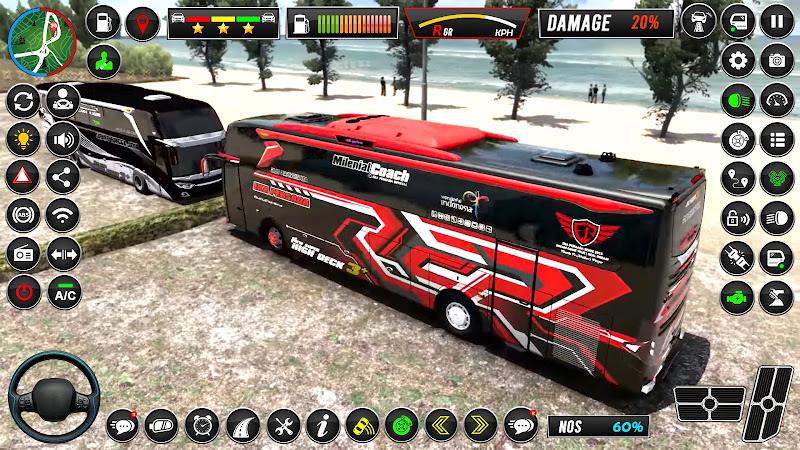 Luxury Coach Bus Driving Game Capture d'écran 3