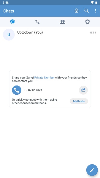 Zangi Private Messenger應用截圖第2張