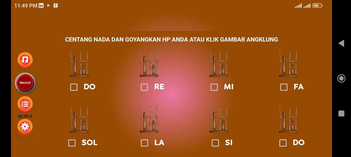 Angklung Instrument Capture d'écran 1