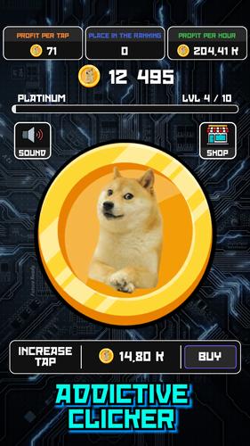 Crypto Clicker Doge Coin Idle应用截图第1张