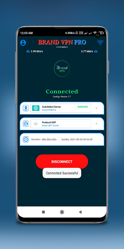 Brand VPN Pro ဖန်သားပြင်ဓာတ်ပုံ 2