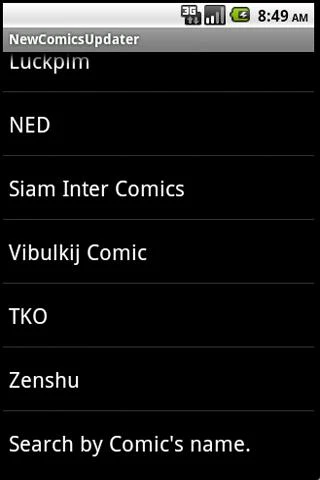 Schermata Thai New comics Updater 2