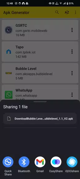 Apk Generator Tangkapan skrin 2