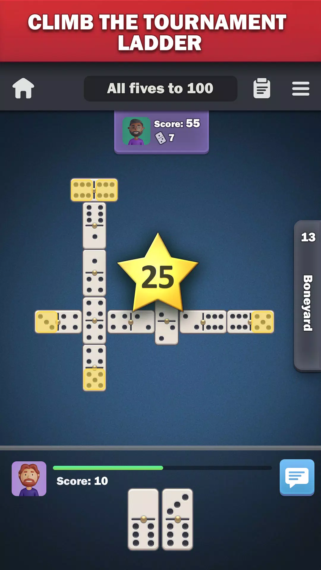 Dominoes online - play Domino! Ảnh chụp màn hình 2