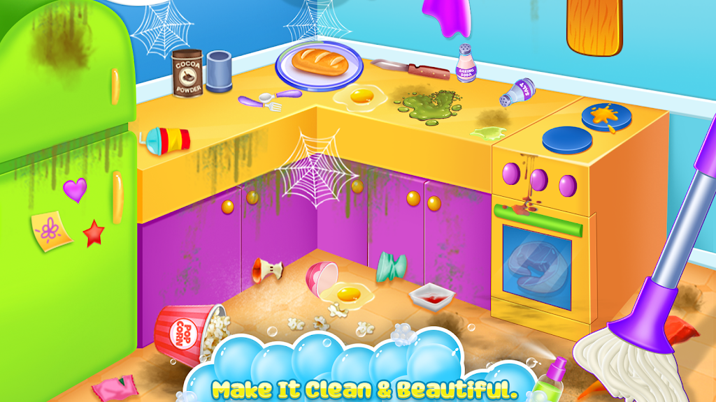 Home cleaning game for girls Screenshot 0