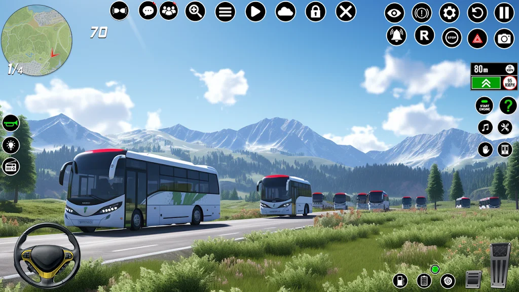 Indian Bus Driver: Bus Game ภาพหน้าจอ 1