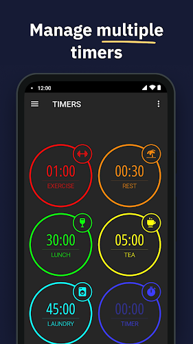 MultiTimer: Multiple timers ภาพหน้าจอ 0