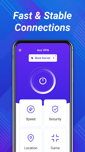 Ace VPN: Fast & Stable Captura de pantalla 1