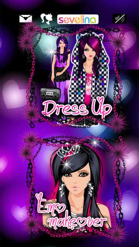 Emo dress up game Скриншот 3