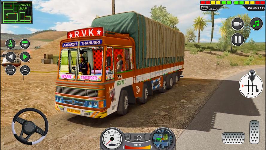Indian Heavy Truck Delivery 3D Скриншот 0