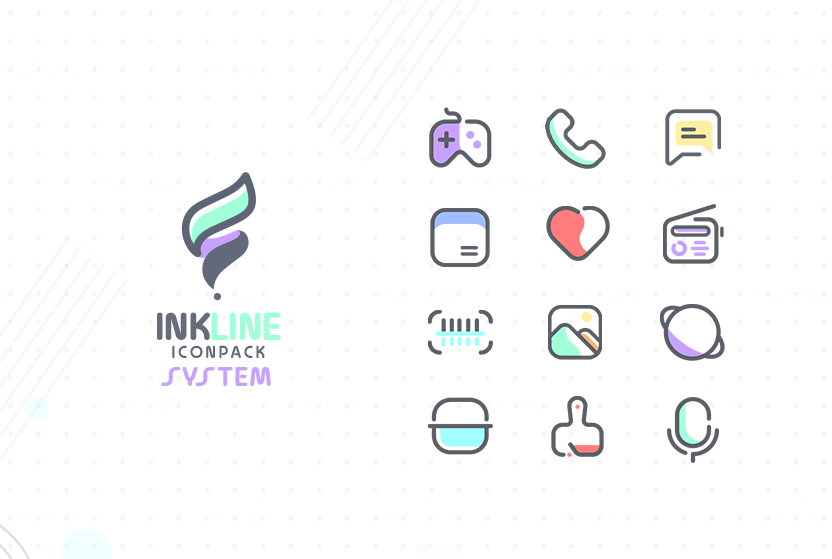 InkLine Icon Pack Mod应用截图第0张