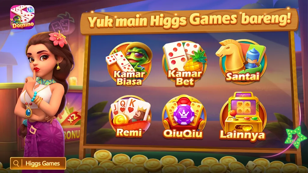 Schermata Higgs Games Island 0