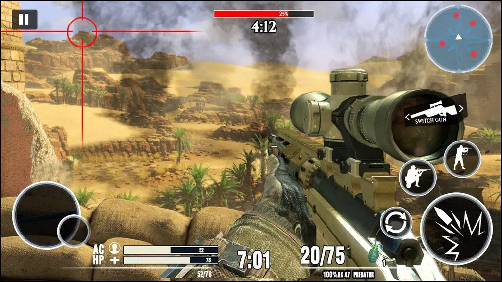 Desert Sniper 3D: Battleground Screenshot 1