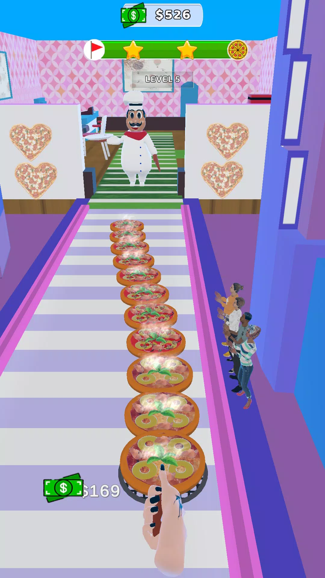 Pizza Stack : Pizza Cooking 3D ဖန်သားပြင်ဓာတ်ပုံ 1