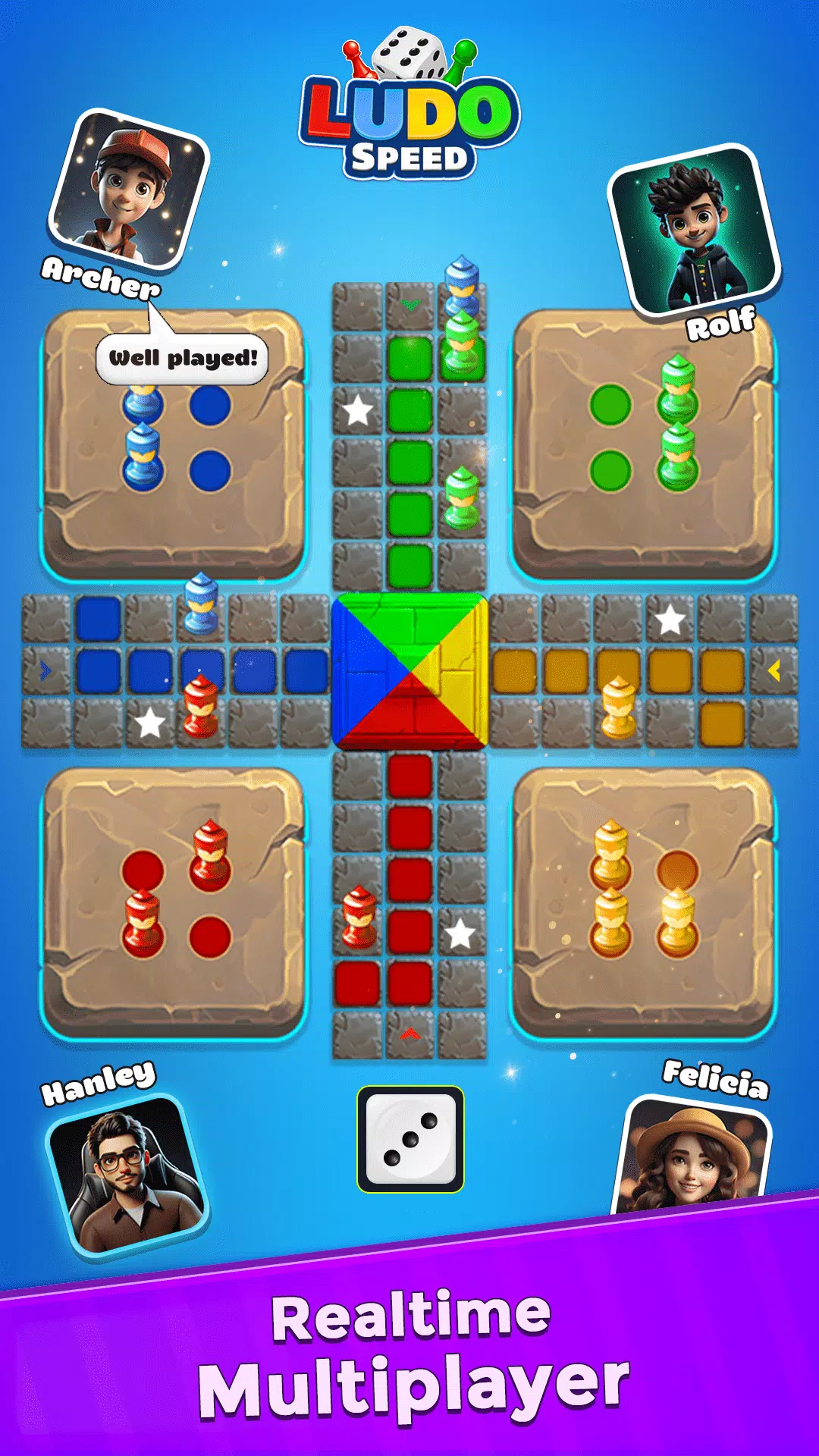 Ludo Speed - Dice Game Fun! Screenshot 1