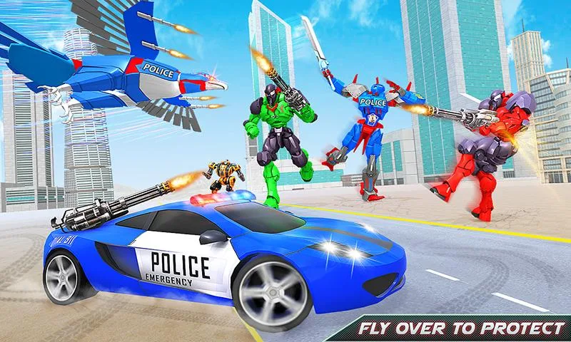 Flying Eagle Robot Car Games应用截图第2张