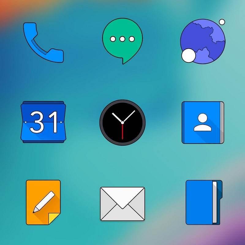 Oxigen HD – Icon Pack ภาพหน้าจอ 0