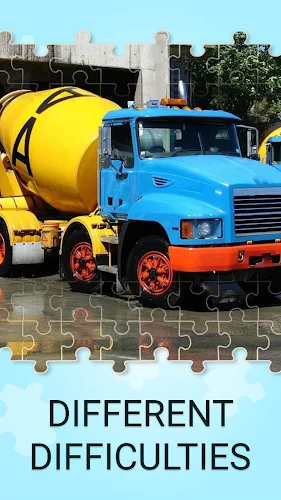 Concrete mixer truck puzzles Capture d'écran 2