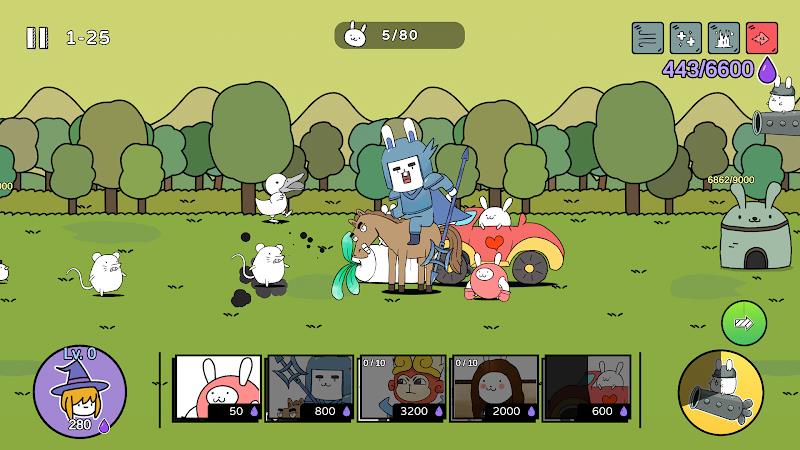 Battle! Bunny : Tower Defense ภาพหน้าจอ 2